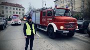 Pożar w budynku Urzędu Miasta w Olecku