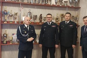 Zastępca Warmińsko-Mazurskiego Komendanta Wojewódzkiego Państwowej Straży Pożarnej wizytował jednostki OSP z powiatu nowomiejskiego
