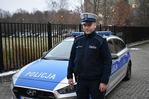 Braniewo: Policjant w czasie wolnym od służby uratował mężczyznę, który próbował targnąć się na własne życie