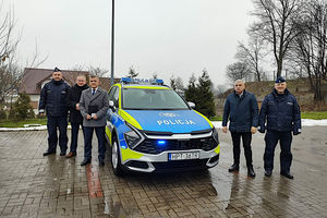 Kia Sportage trafiła do służby w lubawskiej jednostce policji