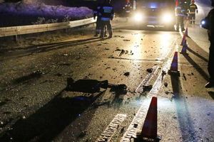 Dwie osoby ranne w wypadku na S7. Na trasie Elbląg - Ostróda droga jest zablokowana