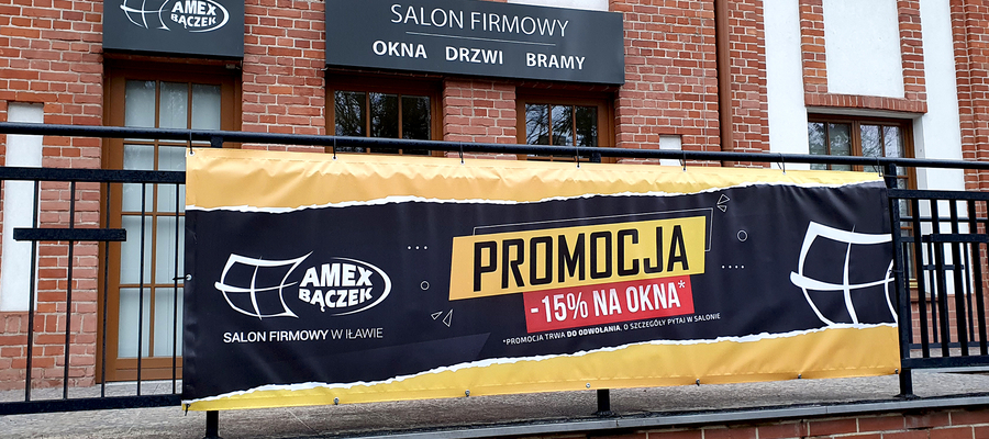 Salon Firmowy AMEX-BĄCZEK w Iławie (ul. Sobieskiego 14/12 w budynku Starego Spichlerza)
