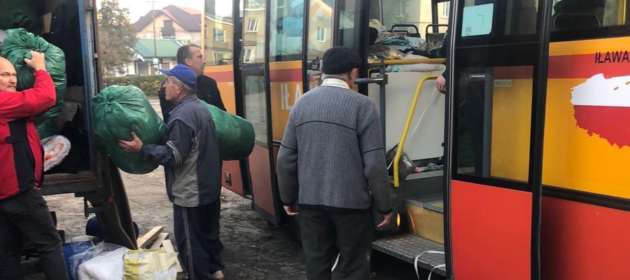 Wojna w Ukrainie — autobusy z Iławy służą już walczącym Ukraińcom (grudzień 2022)