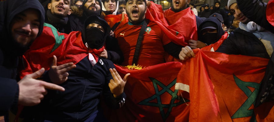 Radość marokańskich kibiców