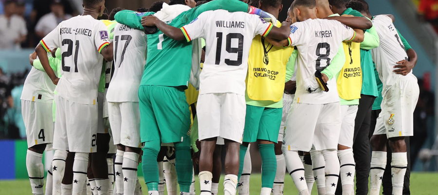 Piłkarze Ghany po meczu
