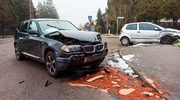 Wypadek na ul. Kościuszki w Mławie. Ranne zostały dwie osoby, w tym 12-letnie dziecko