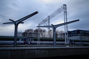 Postępy prac na stacji kolejowej Olsztyn Główny