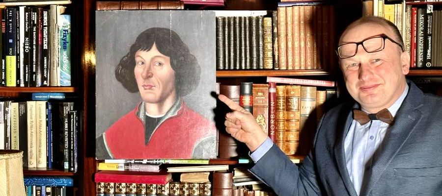 Robert Szaj jest od lat jest popularyzatorem wiedzy o Mikołaju Koperniku.