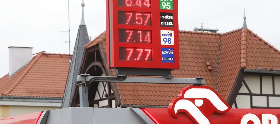 Ceny paliw w Olsztynie 01.01.2023
