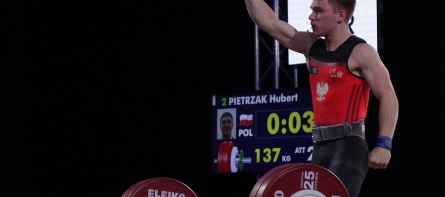 Hubert Pietrzak pobił rekord Polski, podrzucił 137 kg