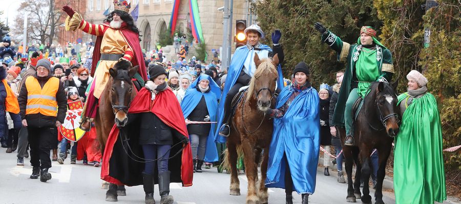 Orszak Trzech Króli przeszedł ulicami Olsztyna