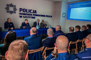 Szczycieńscy policjanci podsumowali miniony rok pracy