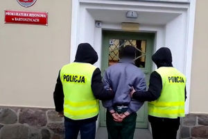 Podejrzany o znęcanie się nad 8-miesięcznym dzieckiem ukrywał się pod Krakowem. Zatrzymali go policjanci z Olsztyna