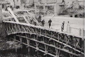 Historia „betonowego” mostu w Braniewie. Zobacz archiwalne zdjęcia