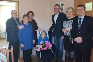 104 urodziny Pani Janiny Siudy- mieszkanki Napierk