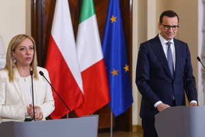 Premier Włoch: byliśmy i będziemy u boku Ukrainy; Polska też może liczyć na nasze wsparcie