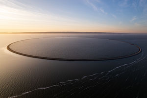 Wyspa Estyjska. Zobacz, jak powstawała sztuczna wyspa na Zalewie Wiślanym [VIDEO, ZDJĘCIA]