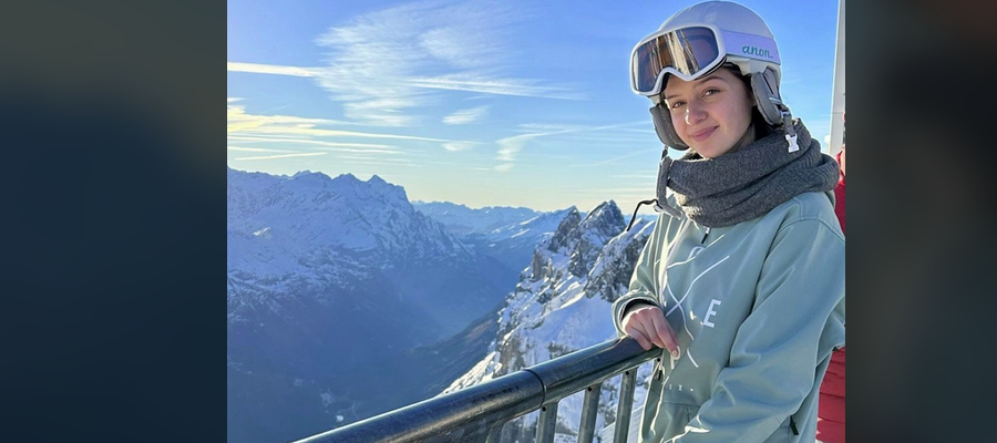 Oliwia Tkaczyk i szwajcarski krajobraz górski