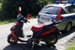 12-latek z gminy Korsze wiózł motorowerem matkę do sklepu