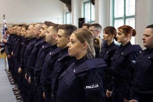 Nowi policjanci wstąpili do służby na Warmii i Mazurach