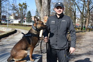 Nurek jest wyszkolony do wykrywania narkotyków. Pies służy w Areszcie Śledczym w Elblągu