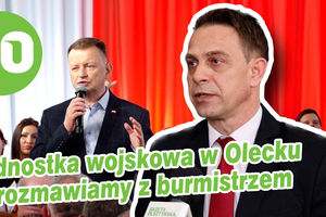 [WIDEO] Wojsko w Olecku, pełna zgoda - burmistrz Karol Sobczak
