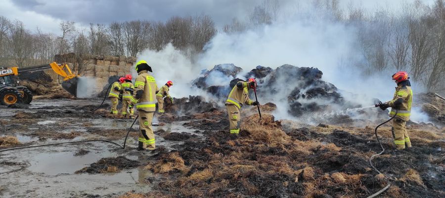 Akcja strażaków we Fromborku trwała blisko dwa dni