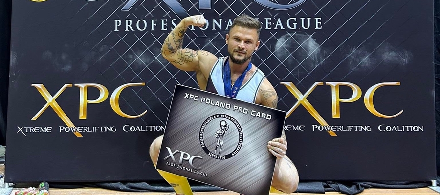Iławianin Jakub Pączkowski na mistrzostwach Europy w podnoszeniu ciężarów federacji XPC zdobył nie tylko srebrny medal, ale także Kartę Pro