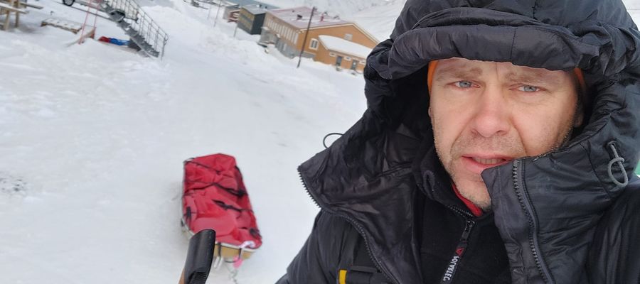 Marcin Gienieczko na Svalbardzie
