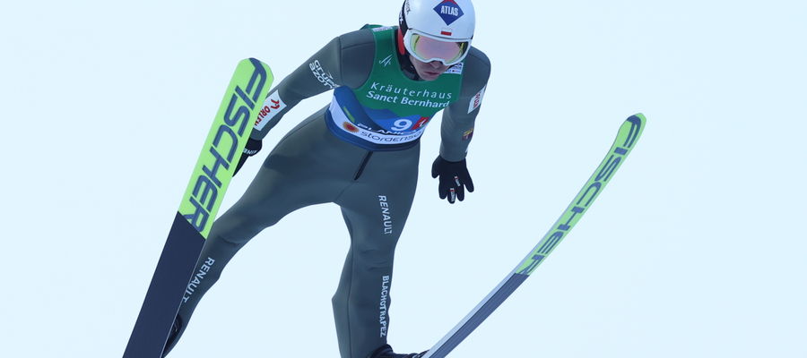 Kamil Stoch w pierwszej serii konkursu drużynowego