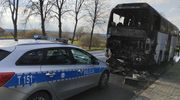 Pożar autokaru na DK 51. Pojazdem podróżowało 55 osób