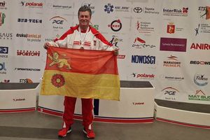Mieczysław Kubacki na podium mistrzostw świata masters