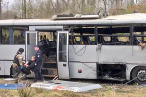 Eksplozja autobusu z pasażerami w Ostródzie. Ćwiczenia 
