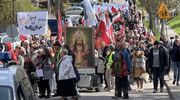 [WIDEO] Protestują w Gietrzwałdzie przeciwko budowie centrum dystrybucyjnego Lidla