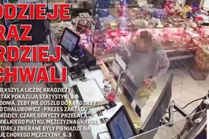 Zuchwała kradzież w jednym z nidzickich sklepów