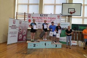Marzena Jasińska mistrzynią Polski nauczycieli w tenisie stołowym 