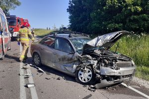 19-letni kierowca zginął na miejscu. Tragiczny wypadek na trasie Ryn - Wejdyki
