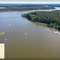 Dronem nad (całym) Jeziorakiem. Zobacz niezwykłe nagranie najdłuższego jeziora w Polsce z lotu ptaka [wideo]