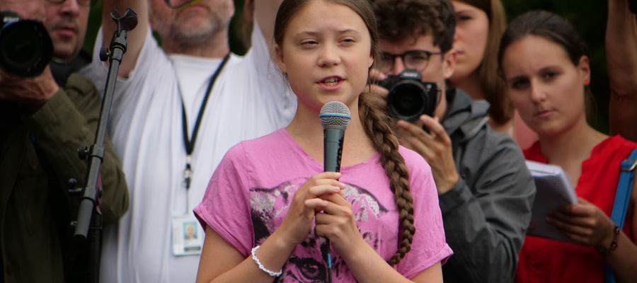Na proteście Fridays For Future, Berlin, 2019