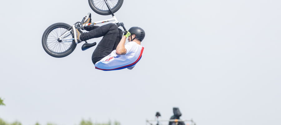 Jedną z konkurencji Igrzysk Europejskich jest BMX Freestyle
