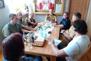 Rozmawiali o bezpieczeństwie harcerzy w Gaju