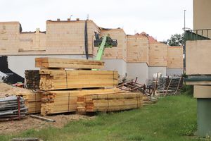 Trwa budowa salonu meblowego Bodzio Meble w Olsztynie. Jak idą prace? [GALERIA]