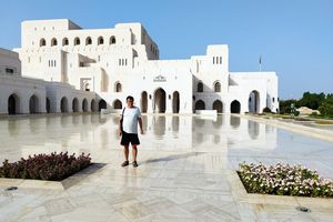 Andrzej Malinowski podziwia stolicę Omanu