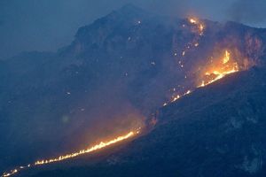 Kilkadziesiąt pożarów na Sycylii, nawałnice w Lombardii