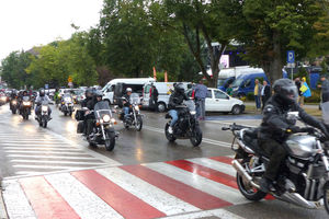 Parada motocykli na Przystanku Olecko