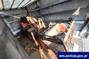 Policjanci rozbili grupę zajmującą się kradzieżą maszyn rolniczych