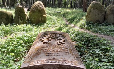 Rowerowa Obwodnica Olsztyna (53): cmentarna fanaberia niemieckiego arystokraty