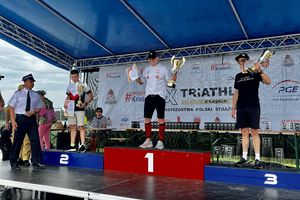 Strażak z Olsztyna Mistrzem Polski Strażaków w Triathlonie