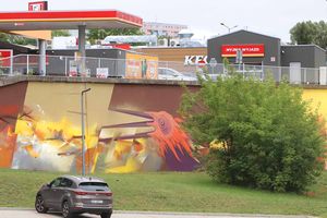 Nowy mural w Olsztynie. Wykonał go znany artysta [ZDJĘCIA]