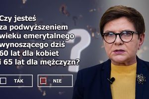 Drugie pytanie referendalne dotyczy emerytur! Szydło: Tusk i PO mówią wiele o kobietach, a kazali im pracować prawie do śmierci